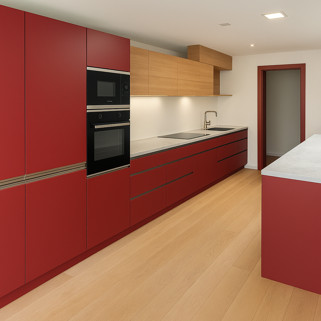 Velká kuchyň s ostrůvkem